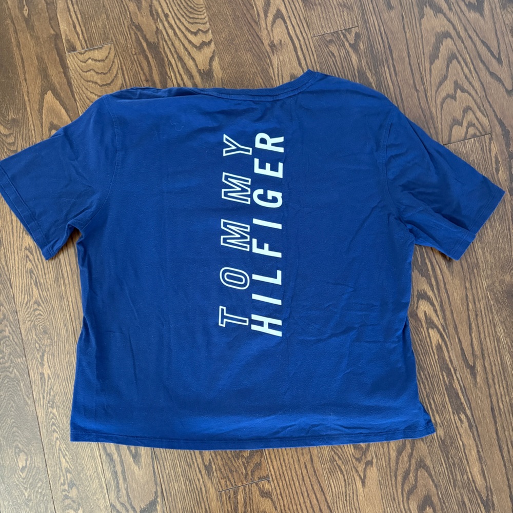 Tommy Hilfiger Sport Women's Blue Tee Size XL